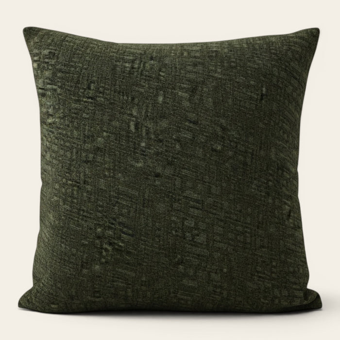 Pillow Cover – Distressed Print – Forest