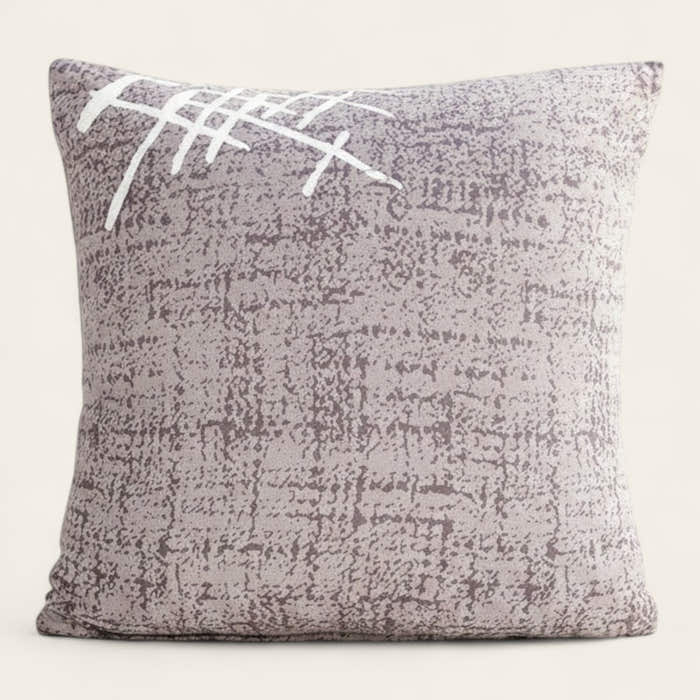 Pillow Cover – Distressed Print – Lavender Mist