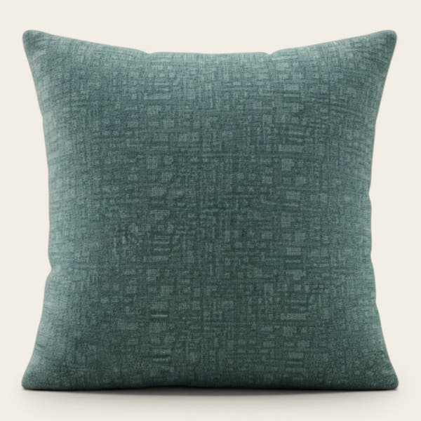 Pillow Cover – Distressed Print – Sage Mist