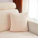 Pillow Cover – Floral Bloom – Bouclé Sand