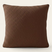 Pillow Cover – Herringbone Knit – Espresso