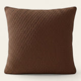 Pillow Cover – Herringbone Knit – Espresso