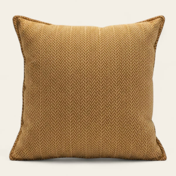Pillow Cover – Herringbone Knit – Honey