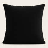 Pillow Cover – Herringbone Knit – Ink Black