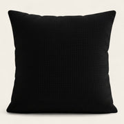 Pillow Cover – Herringbone Knit – Ink Black