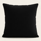 Pillow Cover – Herringbone Knit – Ink Black