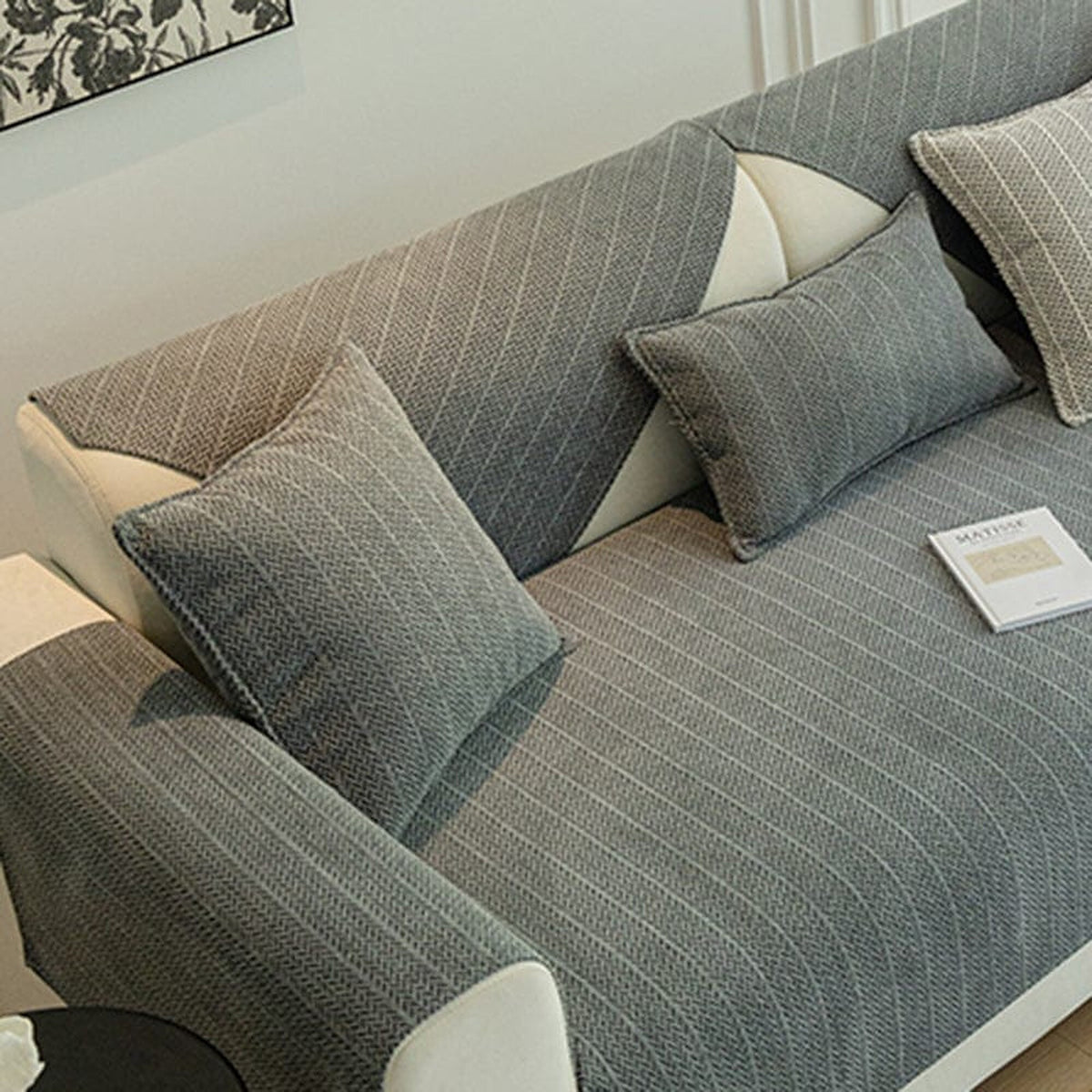 Pillow Cover – Herringbone Knit – Sage Mist