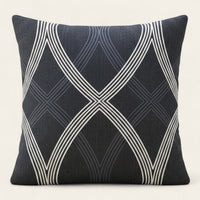 Pillow Cover – Lattice Diamond – Midnight Navy