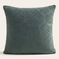 Pillow Cover – Leaf Jacquard – Forest