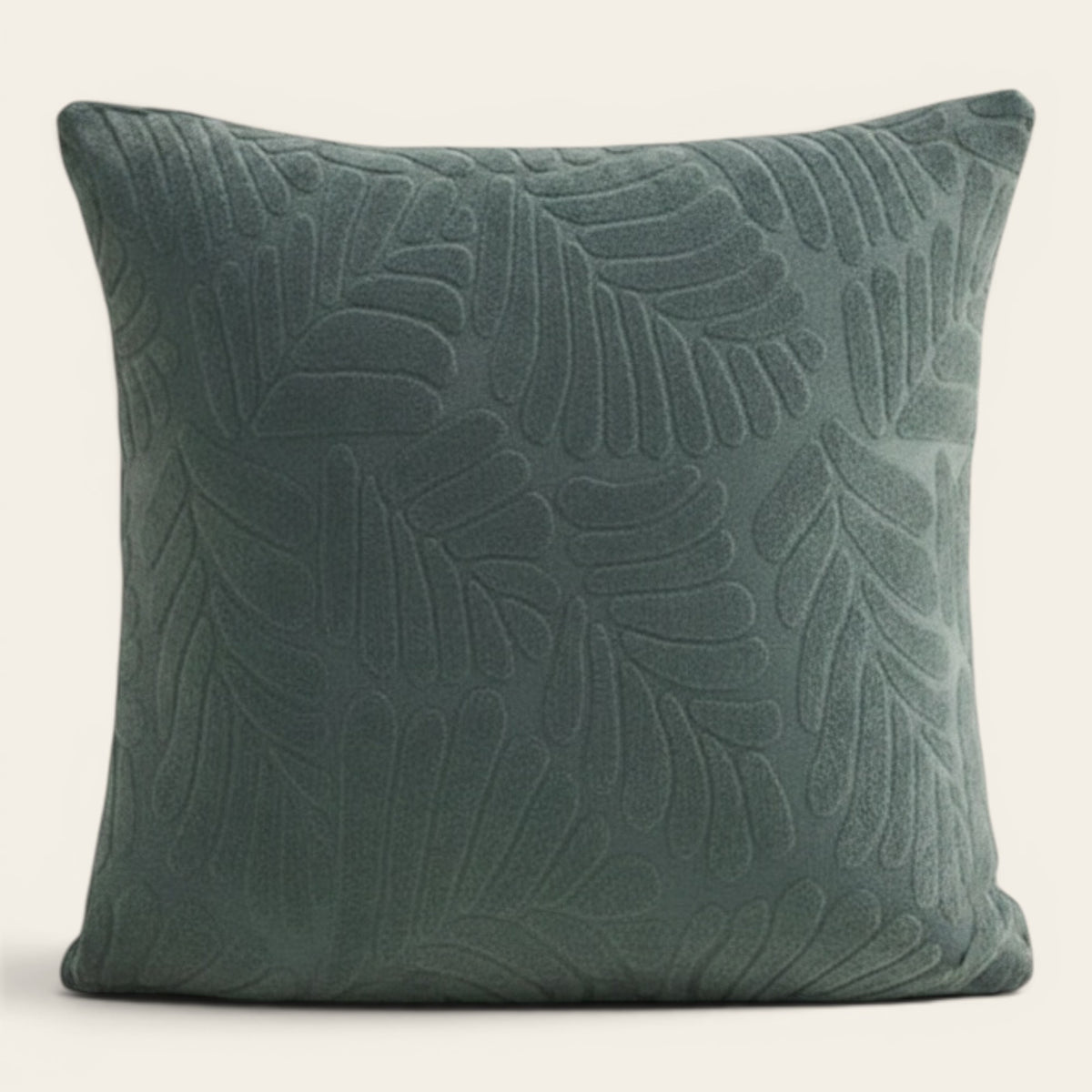 Pillow Cover – Leaf Jacquard – Forest