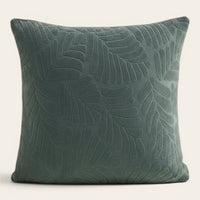 Pillow Cover – Leaf Jacquard – Forest