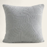 Pillow Cover – Leaf Jacquard – Pearl Grey