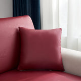 Pillow Cover – Leather Look – Bordeaux