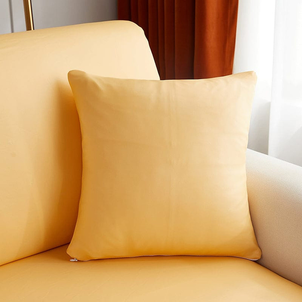 Pillow Cover – Leather Look – Honey