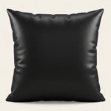 Pillow Cover – Leather Look – Ink Black