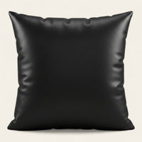 Pillow Cover – Leather Look – Ink Black