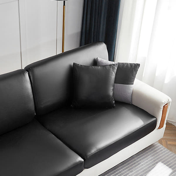 Pillow Cover – Leather Look – Ink Black