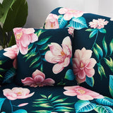 Pillow Cover – Magnolia Floral – Midnight Navy
