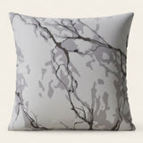 Pillow Cover – Marble Print – Pearl Grey