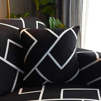 Pillow Cover – Maze Lines – Ink Black