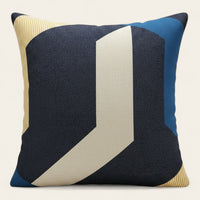 Pillow Cover – Mid-Century Y – Navy & Cream