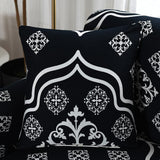 Pillow Cover – Moroccan Medallion – Ink Black