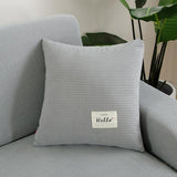 Pillow Cover – Waffle Quilt – Pearl Grey