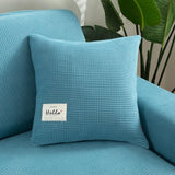 Pillow Cover – Waffle Quilt – Sky Mist