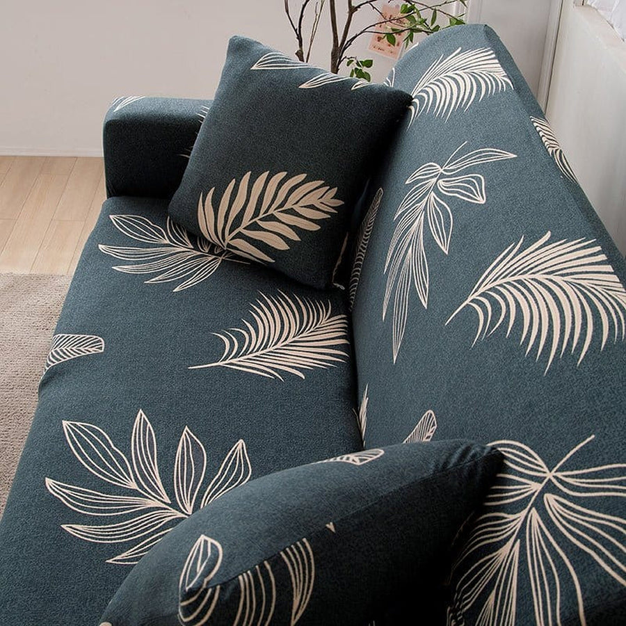 Pillow Cover – Palm Leaf Print – Forest