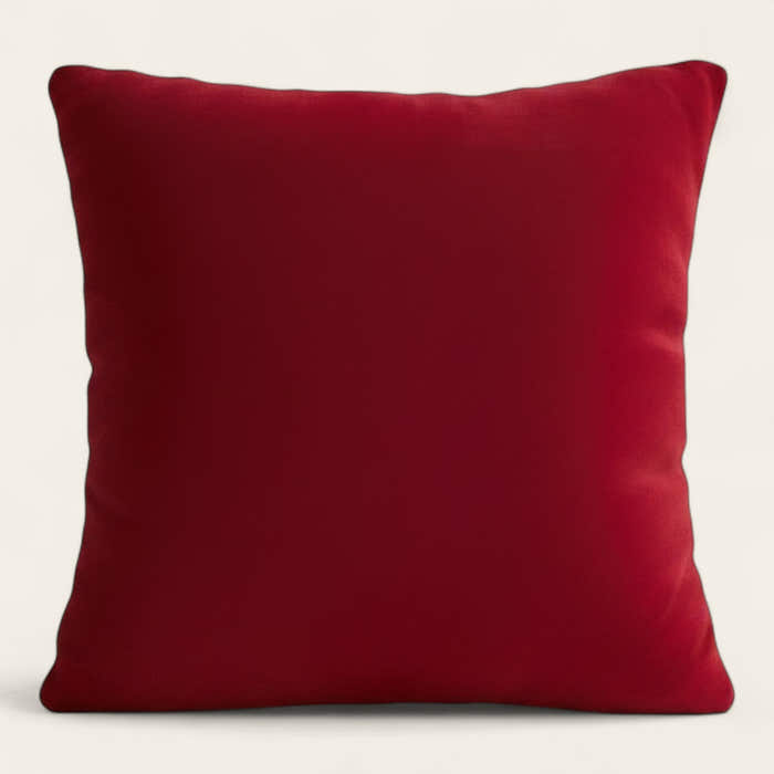 Pillow Cover – Plain Stretch – Bordeaux