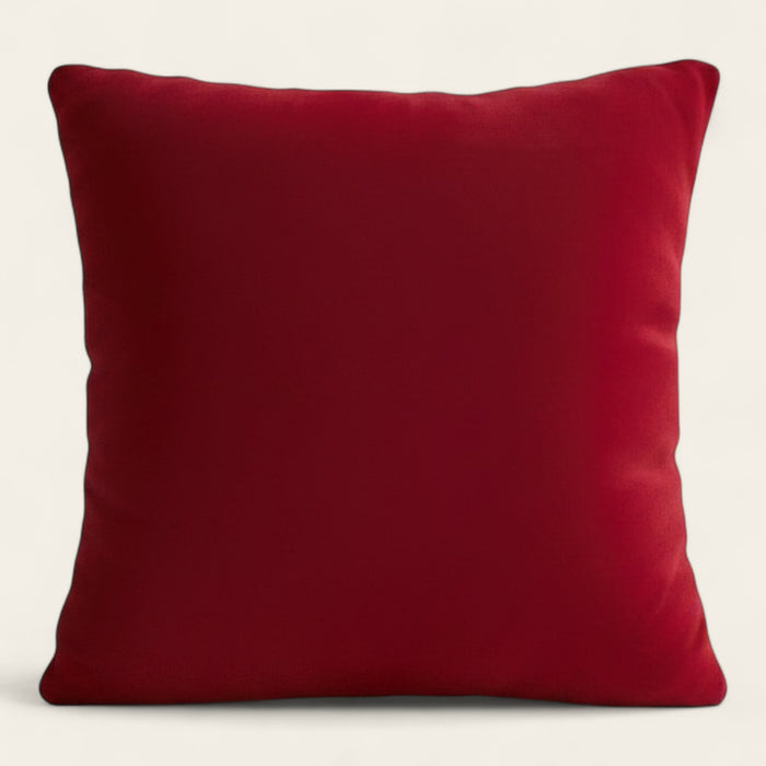 Pillow Cover – Plain Stretch – Bordeaux