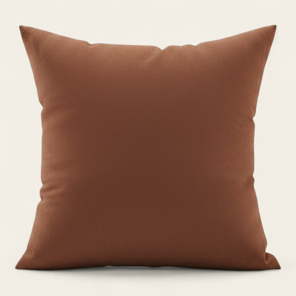Pillow Cover – Plain Stretch – Caramel
