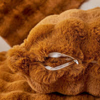 Pillow Cover – Velvet Plush – Caramel