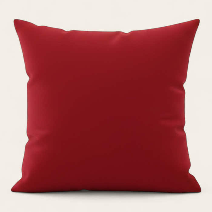 Pillow Cover – Plain Stretch – Cherry