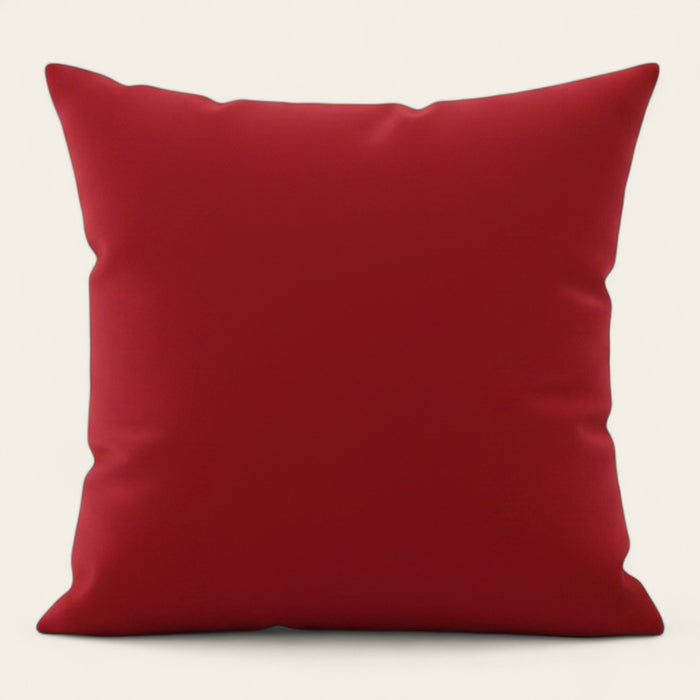 Pillow Cover – Plain Stretch – Cherry