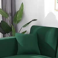 Pillow Cover – Plain Stretch Compact – Forest