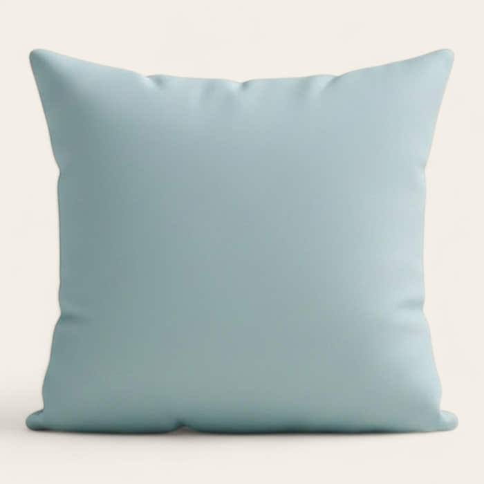 Pillow Cover – Plain Stretch Compact – Sky Mist