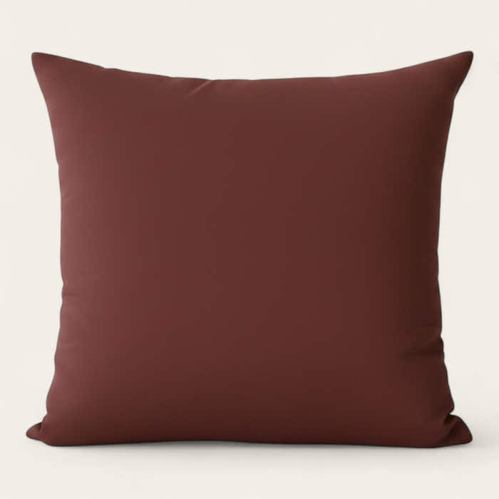 Pillow Cover – Plain Stretch – Espresso