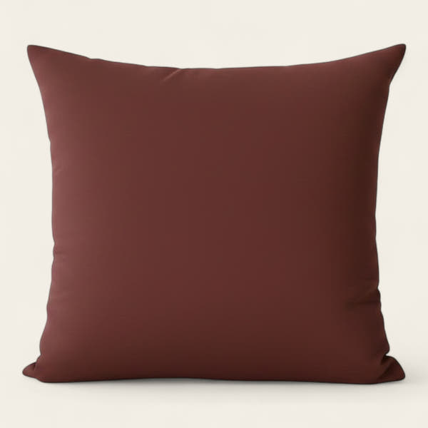 Pillow Cover – Plain Stretch – Espresso