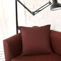 Pillow Cover – Plain Stretch – Espresso
