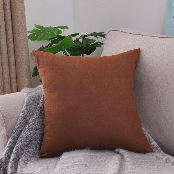 Pillow Cover – Plain Stretch – Caramel