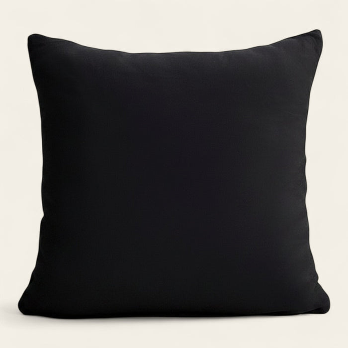 Pillow Cover – Plain Stretch – Ink Black