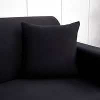 Pillow Cover – Plain Stretch – Ink Black