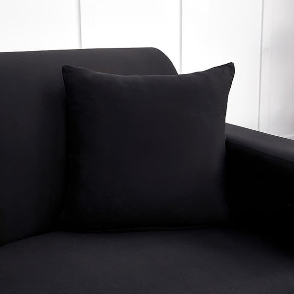 Pillow Cover – Plain Stretch – Ink Black