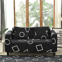 Pillow Cover – Circle Print – Ink Black