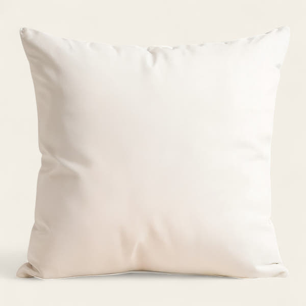 Pillow Cover – Plain Stretch – Ivory Cream