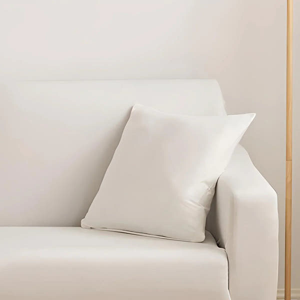 Pillow Cover – Plain Stretch – Ivory Cream