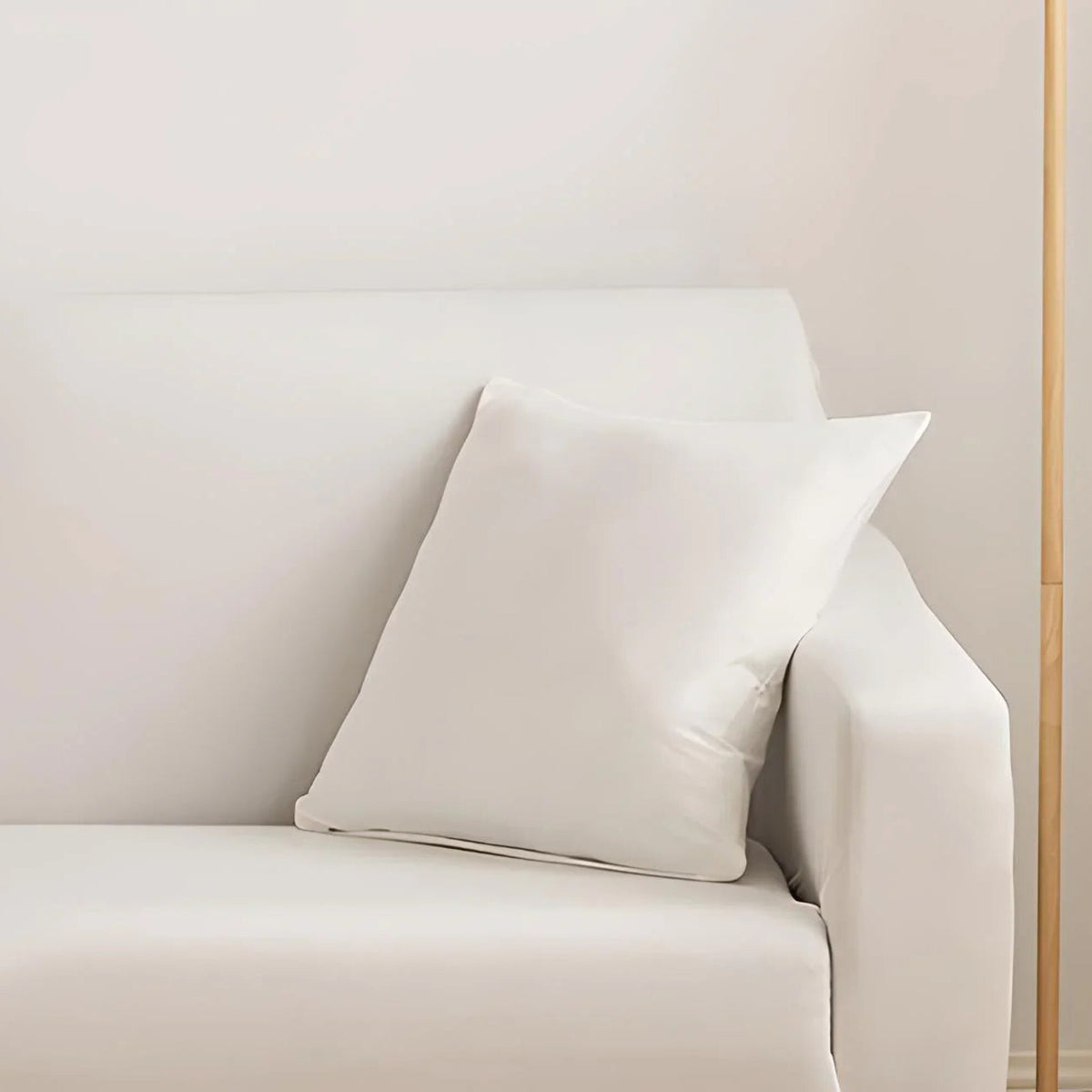 Pillow Cover – Plain Stretch – Ivory Cream