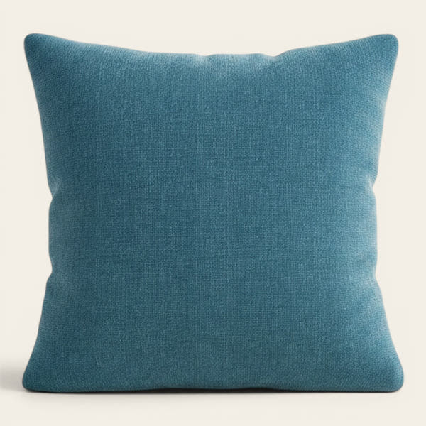 Pillow Cover – Plain Stretch – Lake Blue