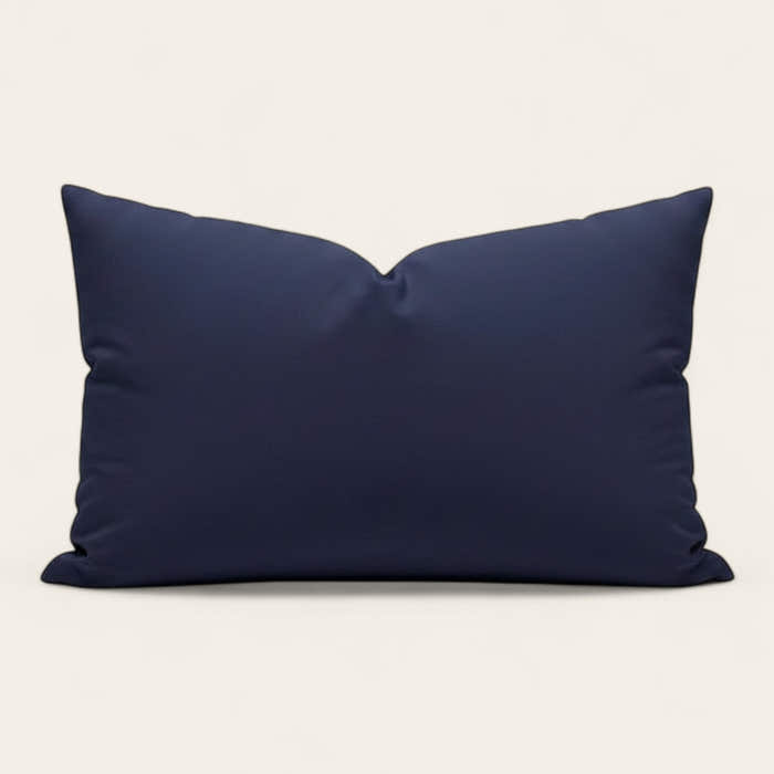 Pillow Cover – Plain Stretch Lumbar – Midnight Navy